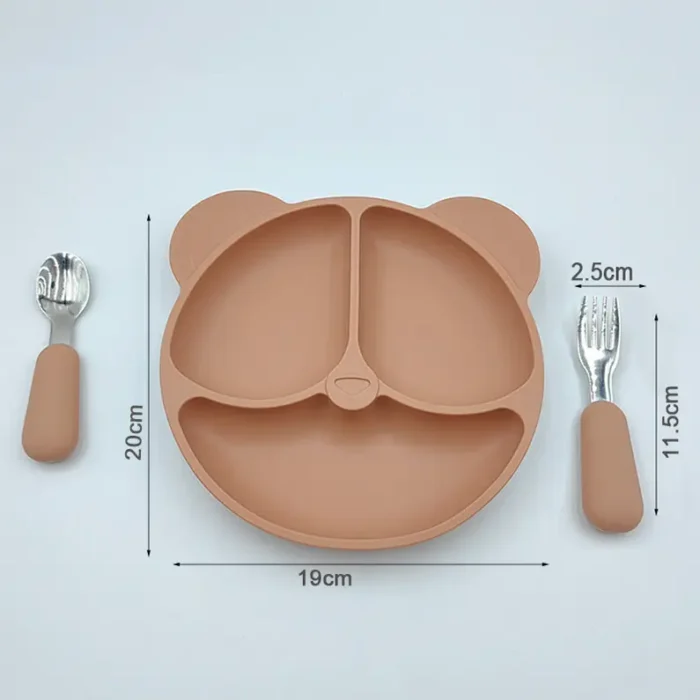 Baby Plate with Spoon and Fork - Image 8