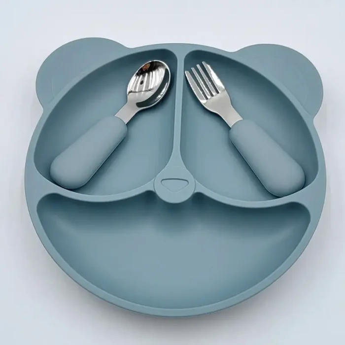 Baby Plate with Spoon and Fork - Image 5