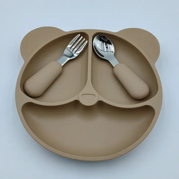 Baby Plate with Spoon and Fork - Image 7